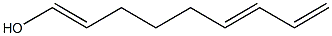 1,6,8-Nonatrien-1-ol Struktur