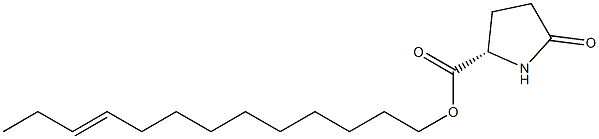 (S)-5-Oxopyrrolidine-2-carboxylic acid 10-tridecenyl ester Struktur