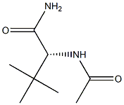 [R,(-)]-2-Acetylamino-3,3-dimethylbutyramide Struktur