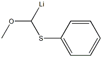 [Methoxy(phenylthio)methyl]lithium Struktur