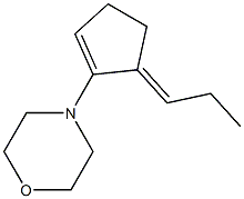 4-(5-Propylidene-1-cyclopenten-1-yl)morpholine Struktur