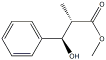 (2S,3R)-3-Hydroxy-2-methyl-3-phenylpropionic acid methyl ester Struktur