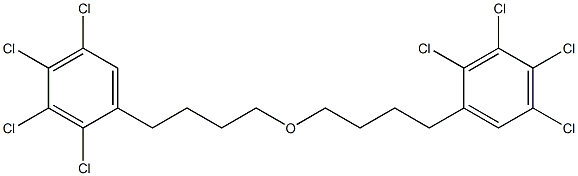 2,3,4,5-Tetrachlorophenylbutyl ether Struktur