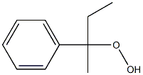 1-Phenyl-1-methylpropyl hydroperoxide Struktur