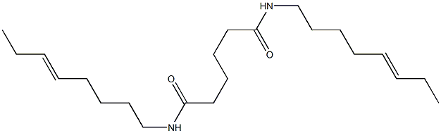 N,N'-Di(5-octenyl)adipamide Struktur