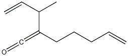 (1-Methyl-2-propenyl)(4-pentenyl)ketene Struktur