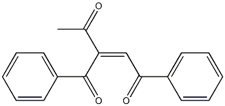 (Z)-1-Acetyl-1,2-dibenzoylethene Struktur