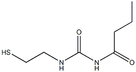 1-Butyryl-3-(2-mercaptoethyl)urea Struktur