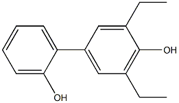 3,5-Diethyl-1,1'-biphenyl-2',4-diol Struktur