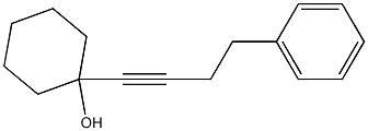 1-(4-Phenyl-1-butynyl)cyclohexanol Struktur