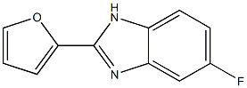 5-Fluoro-2-(furan-2-yl)-1H-benzimidazole Struktur