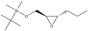 (2S,3S)-1-[(tert-Butyldimethylsilyl)oxy]-2,3-epoxyhexane Struktur