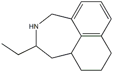 2-Ethyl-1,2,3,4,8,9,10,10a-octahydronaphth[1,8-cd]azepine Structure