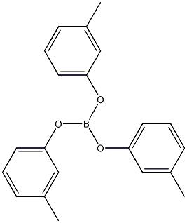 Boric acid tri(m-tolyl) ester Struktur