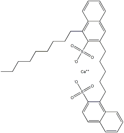 Bis(1-nonyl-2-naphthalenesulfonic acid)calcium salt Struktur