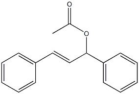 1,3-Diphenylpropene-3-ol acetate Struktur