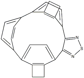 3,4-[p-Phenylenebis(ethylene-4,1-phenylene)]-1,2,5-thiadiazole Struktur