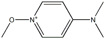 4-(Dimethylamino)-1-methoxypyridinium Struktur