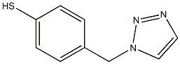 4-[(1H-1,2,3-Triazol-1-yl)methyl]benzenethiol Struktur