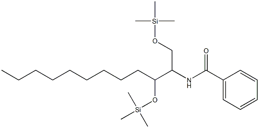 N-[1,3-Bis(trimethylsilyloxy)dodecan-2-yl]benzamide Struktur