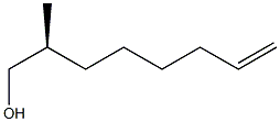 [S,(-)]-2-Methyl-7-octene-1-ol Struktur