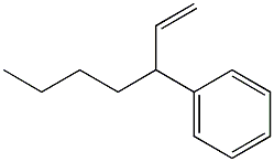 3-Phenyl-1-heptene Struktur