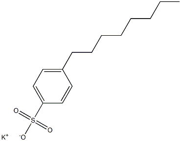 4-Octylbenzenesulfonic acid potassium salt Struktur