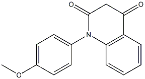 1-(4-Methoxyphenyl)quinoline-2,4(1H,3H)-dione Struktur