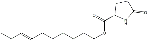 (S)-5-Oxopyrrolidine-2-carboxylic acid 7-decenyl ester Struktur