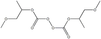 Peroxydicarbonic acid di(2-methoxy-1-methylethyl) ester Struktur