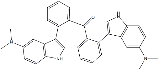 5-(Dimethylamino)-1H-indol-3-ylphenyl ketone Struktur