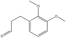 3-(2,3-Dimethoxyphenyl)propanal Struktur