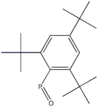 2,4,6-Tri(tert-butyl)phenylphosphine oxide Struktur