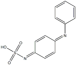 N-[4-(Phenylimino)-2,5-cyclohexadien-1-ylidene]sulfamic acid Struktur