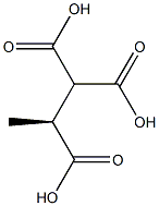 [S,(-)]-1,1,2-Propanetricarboxylic acid Struktur