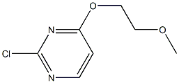 4-(2-Methoxyethoxy)-2-chloropyrimidine Struktur