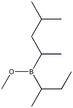 (1,3-Dimethylbutyl)sec-butyl(methoxy)borane Struktur