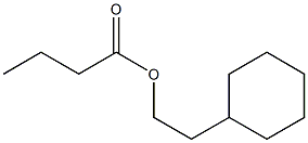 Butyric acid 2-cyclohexylethyl ester Struktur