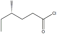 [S,(+)]-4-Methylhexanoyl chloride Struktur