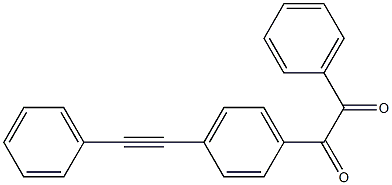 2-[4-(Phenylethynyl)phenyl]-1-phenyl-1,2-ethanedione Struktur