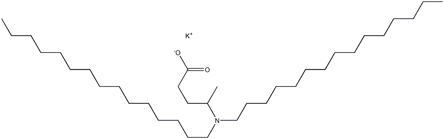 4-(Dipentadecylamino)valeric acid potassium salt Structure