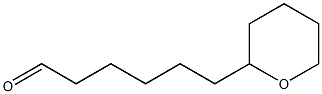 6-(Tetrahydro-2H-pyran-2-yl)hexanal Struktur