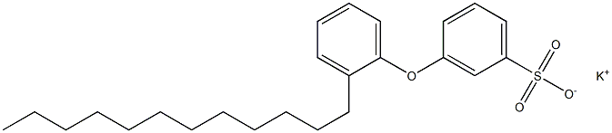 3-(2-Dodecylphenoxy)benzenesulfonic acid potassium salt Struktur