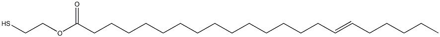 16-Docosenoic acid 2-mercaptoethyl ester Struktur