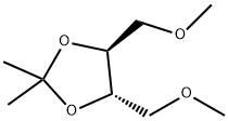 (4S,5S)-4,5-Bis(methoxymethyl)-2,2-dimethyl-1,3-dioxolane Struktur