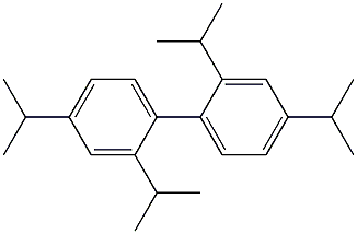 2,4,2',4'-Tetraisopropyl-1,1'-biphenyl Struktur