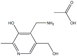 Pyridoxamine acetate Struktur