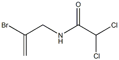 2,2-Dichloro-N-(2-bromoallyl)acetamide Struktur