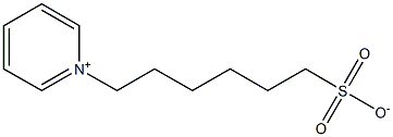 1-(6-Sulfonatohexyl)pyridinium Struktur