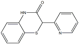 2-(2-Pyridyl)-2H-1,4-benzothiazin-3(4H)-one Struktur